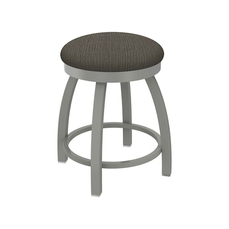 Holland Bar Stool Co 18" Swivel Vanity Stool, Nickel Finish, Graph Chalice Seat 80218AN019